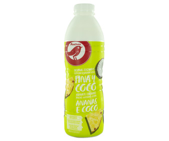 Yogur líquido semidesnatado para beber, con pulpa de piña y coco PRODUCTO ALCAMPO 1 l. Yogur líquido semidesnatado para beber, con pulpa de piña y coco PRODUCTO ALCAMPO 1 l.