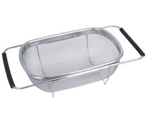 Escurridor de acero inoxidable para fregadero, 29x19x10,5 centímetros GERS.