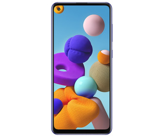 Smartphone 16,51cm (6,5") SAMSUNG Galaxy A21s SM-A217FZBOEUB azul, Octa-Core, 4GB Ram, 64GB, 48+8+2+2 Mpx, Dual-Sim, Android. Smartphone 16,51cm (6,5") SAMSUNG Galaxy A21s SM-A217FZBOEUB azul, Octa-Core, 4GB Ram, 64GB, 48+8+2+2 Mpx, Dual-Sim, Android.