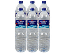 Agua mineral PRODUCTO ECONÓMICO ALCAMPO  pack 6 uds. x 1,5 l.