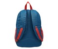 Mochila juvenil Neosport azul jeans y rojo con 1 compartimento, bolsillos laterales y exterior, y gomas de sujección, 30x43x7cm YOUNGS ATTITUDE ALCAMPO.