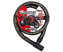 Antirrobo articulado, cable de acero, 120cm, ø 22mm, ROLMOVIL SECURITY.