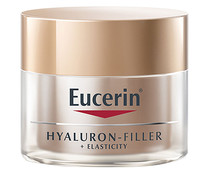 Crema antiarrugas de noche que rellena las arrugas más profundas EUCERIN Hyaluron filler + elasticity 50 ml.