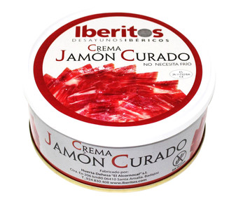 Crema de jamón curado IBERITOS 250 gramos. Crema de jamón curado IBERITOS 250 gramos.