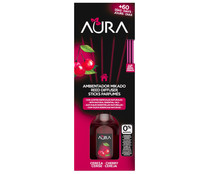 Varillas ambientador olor cereza AURA 50 ml.