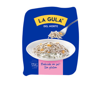 Sucedáneo de angulas, sin gluten, reducidas en sal LA GULA DEL NORTE 2 uds. x 105 g. Sucedáneo de angulas, sin gluten, reducidas en sal LA GULA DEL NORTE 2 uds. x 105 g.