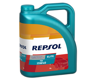 Aceite mineral para vehículos con motor diésel REPSOL Elite TDI 5 litros. Aceite mineral para vehículos con motor diésel REPSOL Elite TDI 5 litros.