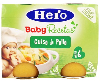 Tarrito de pollo 190 gramos pack de 2 unidades Tarrito de pollo 190 gramos pack de 2 unidades
