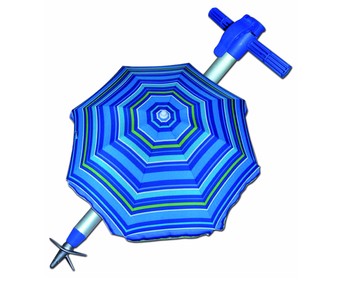 Parasol de 8 varillas inclinable y con tubo de aluminio de 22/25 milímetros, PINCHO. Parasol de 8 varillas inclinable y con tubo de aluminio de 22/25 milímetros, PINCHO.