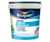 Masilla grietas profundas BRUGUER, 1Kg.