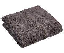 Toalla de lavabo, 100% algodón, densidad de 500g/m², color gris, ACTUEL.