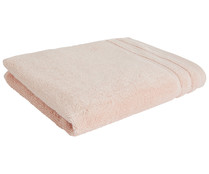Toalla de lavabo 100% algodón color rosa palo, densidad de 500g/m², ACTUEL.