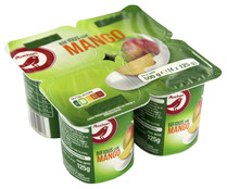 Bifidus con trocitos de mango PRODUCTO ALCAMPO 4 x 125 g.