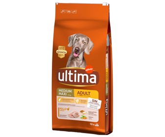 Comida para perro adulto a base de pollo, arroz y cereales integrales ÚLTIMA ADULT Affinity 12 kg. Comida para perro adulto a base de pollo, arroz y cereales integrales ÚLTIMA ADULT Affinity 12 kg.