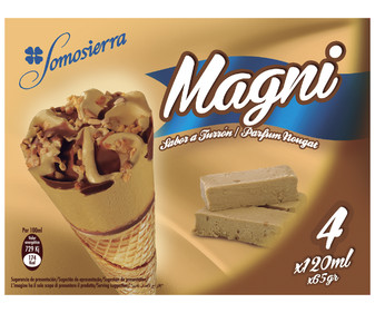 Cono de turrón 4 x 120 ml. Cono de turrón 4 x 120 ml.