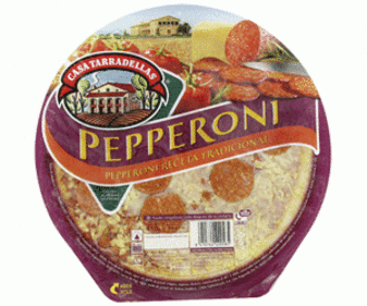 Pizza de pepperoni 410 gramos Pizza de pepperoni 410 gramos