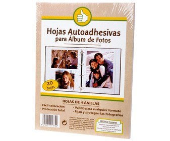 Recambio de hojas de albúm 20 unidades Recambio de hojas de albúm 20 unidades
