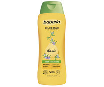 Gel para ducha o baño tonificante, para pieles normales BABARIA Fresh sensatios 600 ml.