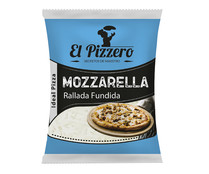 Queso rallado mozzarella EL PIZZERO 150 g.
