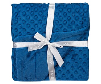 Manta burbuja color azul oscuro de 80x110cm, INTERBABY. Manta burbuja color azul oscuro de 80x110cm, INTERBABY.