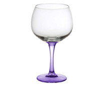 Copa para combinado con pie de color morado, 0,6 litros de capacidad, COPA.