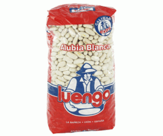 Alubia blanca paquete de 1 kilogramo Alubia blanca paquete de 1 kilogramo