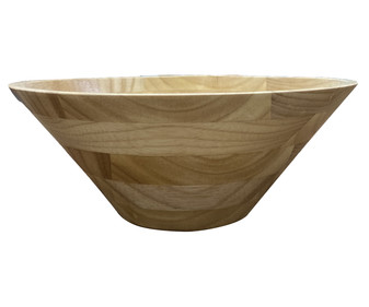 Ensaladera de madera, 23x9 cm, ACTUEL. Ensaladera de madera, 23x9 cm, ACTUEL.