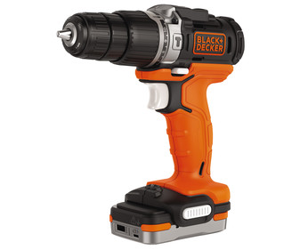 Taladro percutor a batería 12V, BLACK + DECKER BDCHD12S1-XJ.