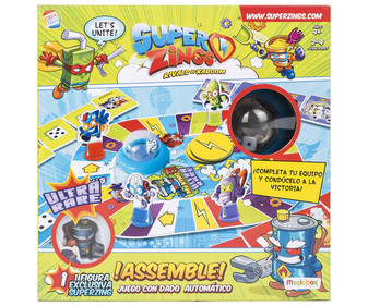 Juego de mesa infantil Assemble!, de 2 a 4 jugadores, SUPERZINGS. Juego de mesa infantil Assemble!, de 2 a 4 jugadores, SUPERZINGS.