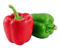 Pimientos rojos y verdes bandeja de 600 g.
