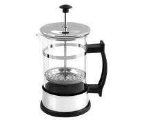 Tetera de vidrio borosilicato con émbolo , 600 ml, HOME.