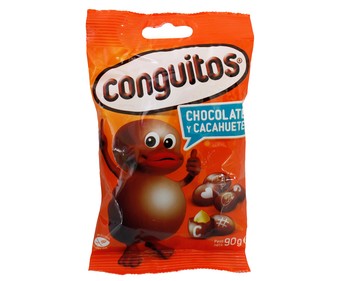 Cacahuetes recubiertos de chocolate 90 gramos Cacahuetes recubiertos de chocolate 90 gramos
