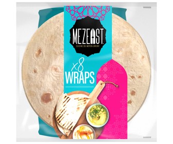 Tortillas de trigo MEZEAST 320 g. Tortillas de trigo MEZEAST 320 g.
