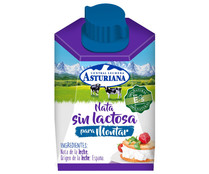  Nata líquida (38 % de materia grasa) para cocinar, sin lactosa CENTRAL LECHERA ASTURIANA 200 ml.