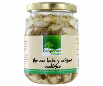 Ajo con limón y orégano ecológico 140g Ajo con limón y orégano ecológico 140g