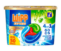 Detergente en cápsulas, 4 en 1 WIPP EXPRESS 50 uds.