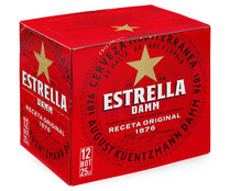 Cervezas ESTRELLA DAMM pack 12 uds. x 25 cl.