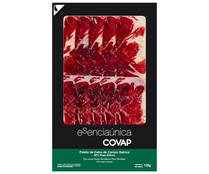 Paleta de cebo de campo ibérica (50% raza ibérica) cortada en finas lonchas COVAP Esenciaúnica 120 g.