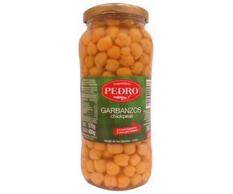 Garbanzo cocido frasco de 400 gramos Garbanzo cocido frasco de 400 gramos