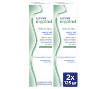 Pasta al agua que ayuda proteger la dermatitis del pañal LUTSINE Eryplast 2 x 125 g.