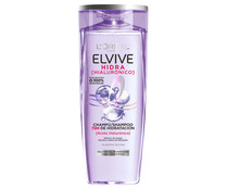 Champú hidratante hasta 72 horas con ácido Hialurónico, para cabello deshidratado ELVIVE Hidra hialurónico 370 ml.