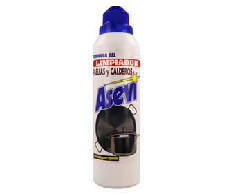 Limpiador especial paellas y calderos ASEVI 500 ml. Limpiador especial paellas y calderos ASEVI 500 ml.