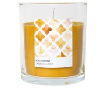 Vela en vaso perfumada aroma oriental wood, tamaño L, ACTUEL.