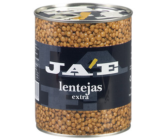 Lentejas cocidas JAE lata de 500 g. Lentejas cocidas JAE lata de 500 g.