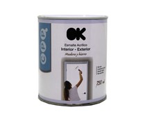 Esmalte brillante blanco, OK, 750ml.