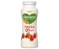 Leche fermentada desnatada con edulcorantes, esteroles vegetales añadidos y sabor a fresa. DANACOL de Danone 14 x 100 g.