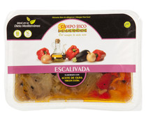 Escalivada de verduras elaborada con aceite de oliva virgen extra CAMPO RICO 500 g.