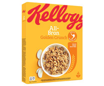 Cereales crujientes de fibra sabor caramelo KELLOGGS ALL BRAN GOLDEN CRUNCH 390 g.