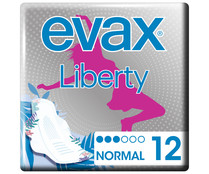 Compresas normales con alas EVAX Liberty 14 uds.