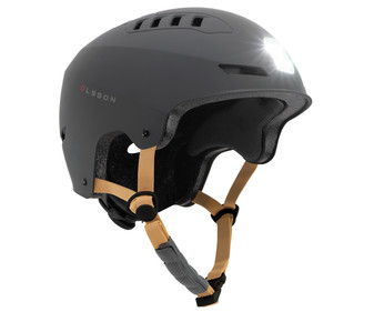 Casco protector para patinete, talla M/L, color gris antracita, homologado y ajutable, OLSSON AND BROTHERS Urban Light. Casco protector para patinete, talla M/L, color gris antracita, homologado y ajutable, OLSSON AND BROTHERS Urban Light.